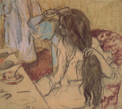 Woman at Her Toilette (mk05), Edgar Degas